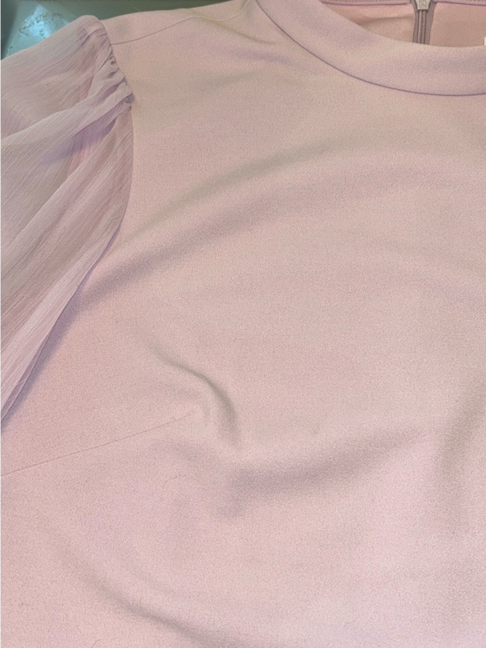Calvin Klein Light Lavender Long Sleeve Dress 14 - Picture 6 of 7